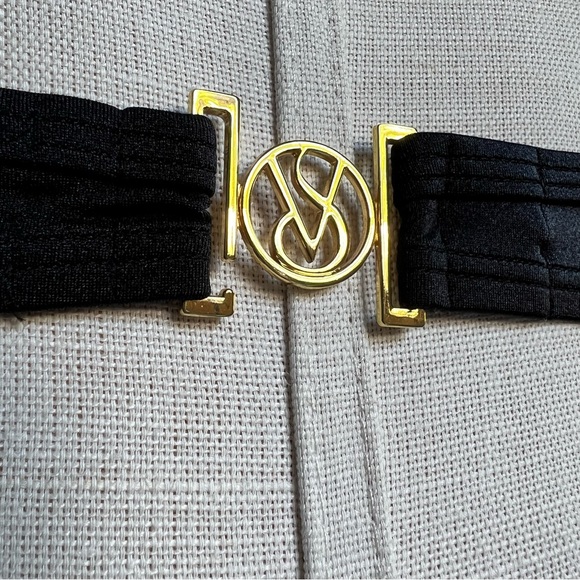 Victoria’s Secret Twist Front Push Up Swim Bikini Top Black Sz 36 D - Picture 14 of 16